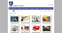 Desktop Screenshot of knightlearning.com